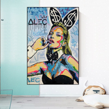 Kate Moss Art by Alec Monopoly - Limited Edition-ChandeliersDecor