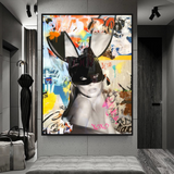 Kate Moss Bunny Poster: Iconic Artwork featuring Kate Moss-ChandeliersDecor