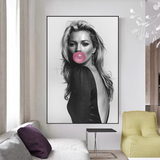 Kate Moss Chewing Gum Art: Explore Unique Masterpieces-ChandeliersDecor