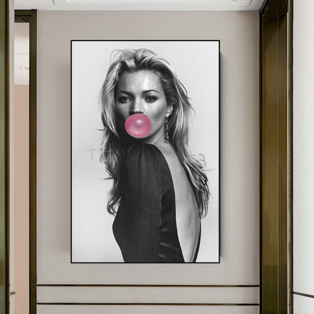 Kate Moss Chewing Gum Art: Explore Unique Masterpieces-ChandeliersDecor