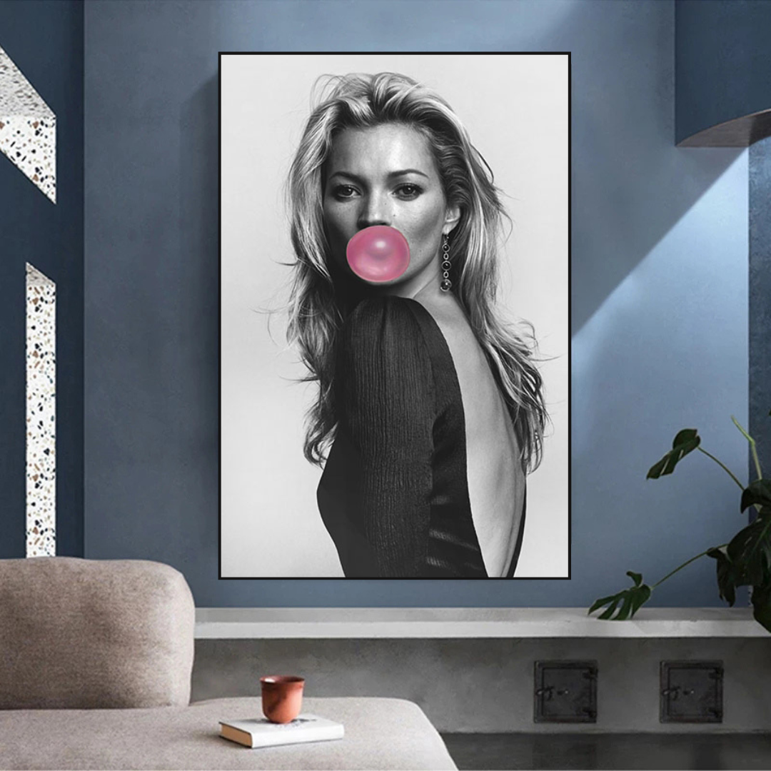 Kate Moss Chewing Gum Art: Explore Unique Masterpieces-ChandeliersDecor