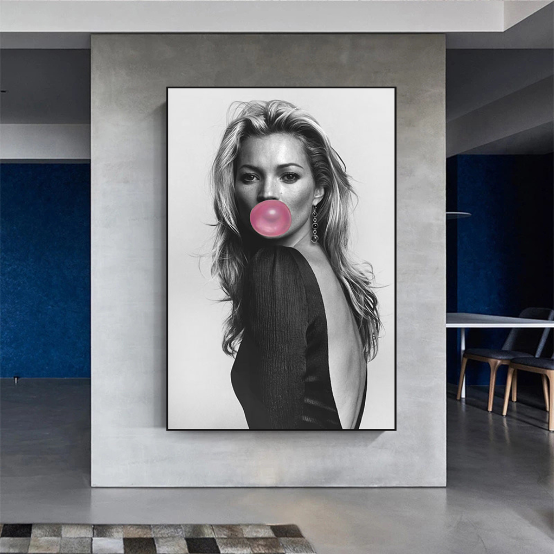 Kate Moss Chewing Gum Art: Explore Unique Masterpieces-ChandeliersDecor