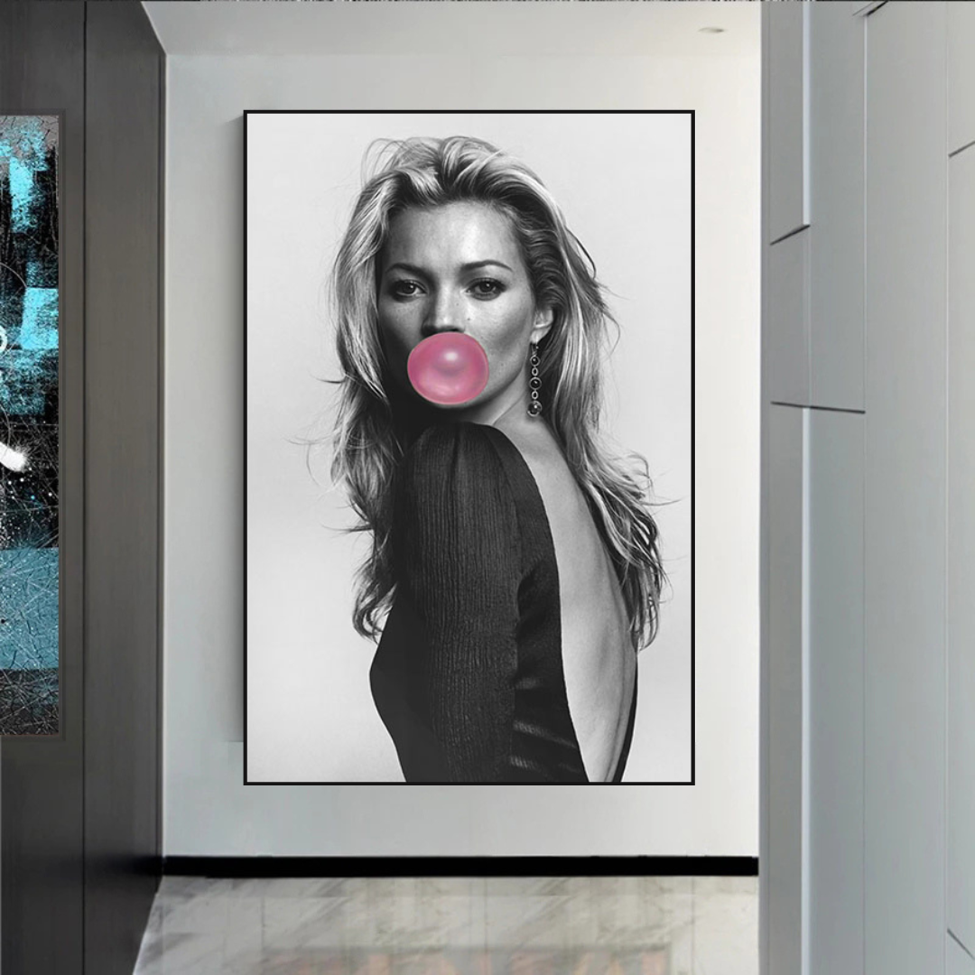 Kate Moss Chewing Gum Art: Explore Unique Masterpieces-ChandeliersDecor