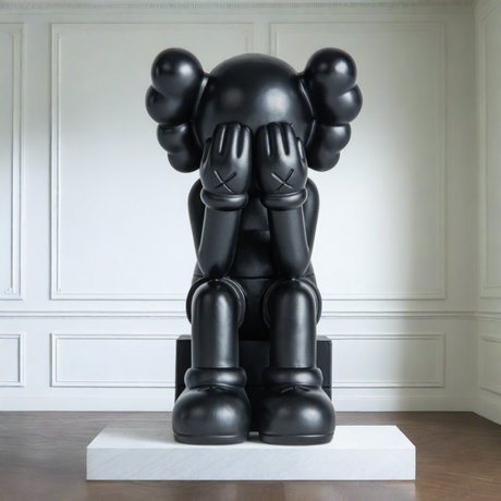 KAWS Bronze Passing Through Statue-ChandeliersDecor