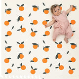 Kids Babies Oranges Play Mat Puzzle Tiles | Pack of 6 Tiles - 60x60cm per tile size-ChandeliersDecor