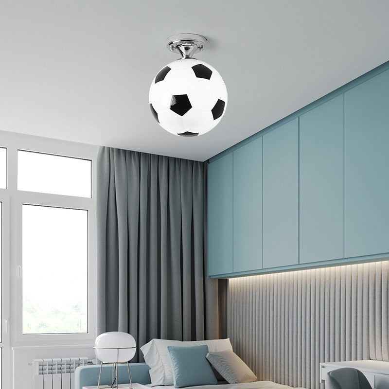 Kids Basketball Football Ceiling Light | Kids Room Decor Lights-ChandeliersDecor