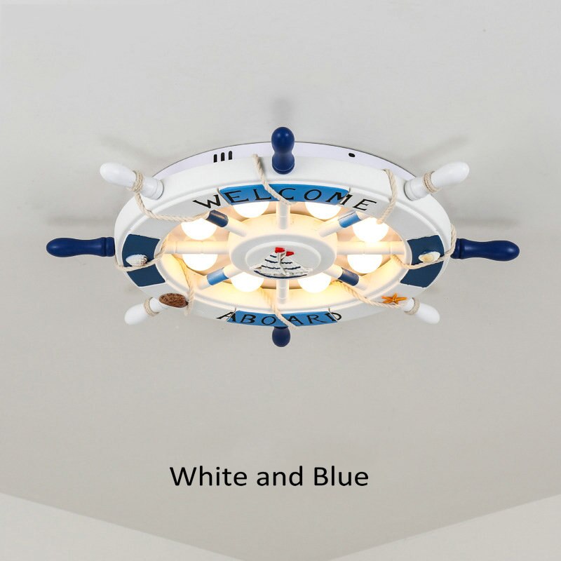 Kids Boat Wheel Light: Fun and Safe Accessories for Boating-ChandeliersDecor