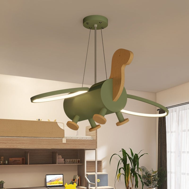 Kids Dinosaur Ceiling Light - Fun Room Decor for Children-ChandeliersDecor