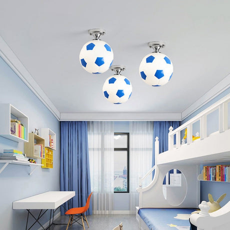 Kids Football Pendant Ceiling Light | Kids Room Decor Lights-ChandeliersDecor