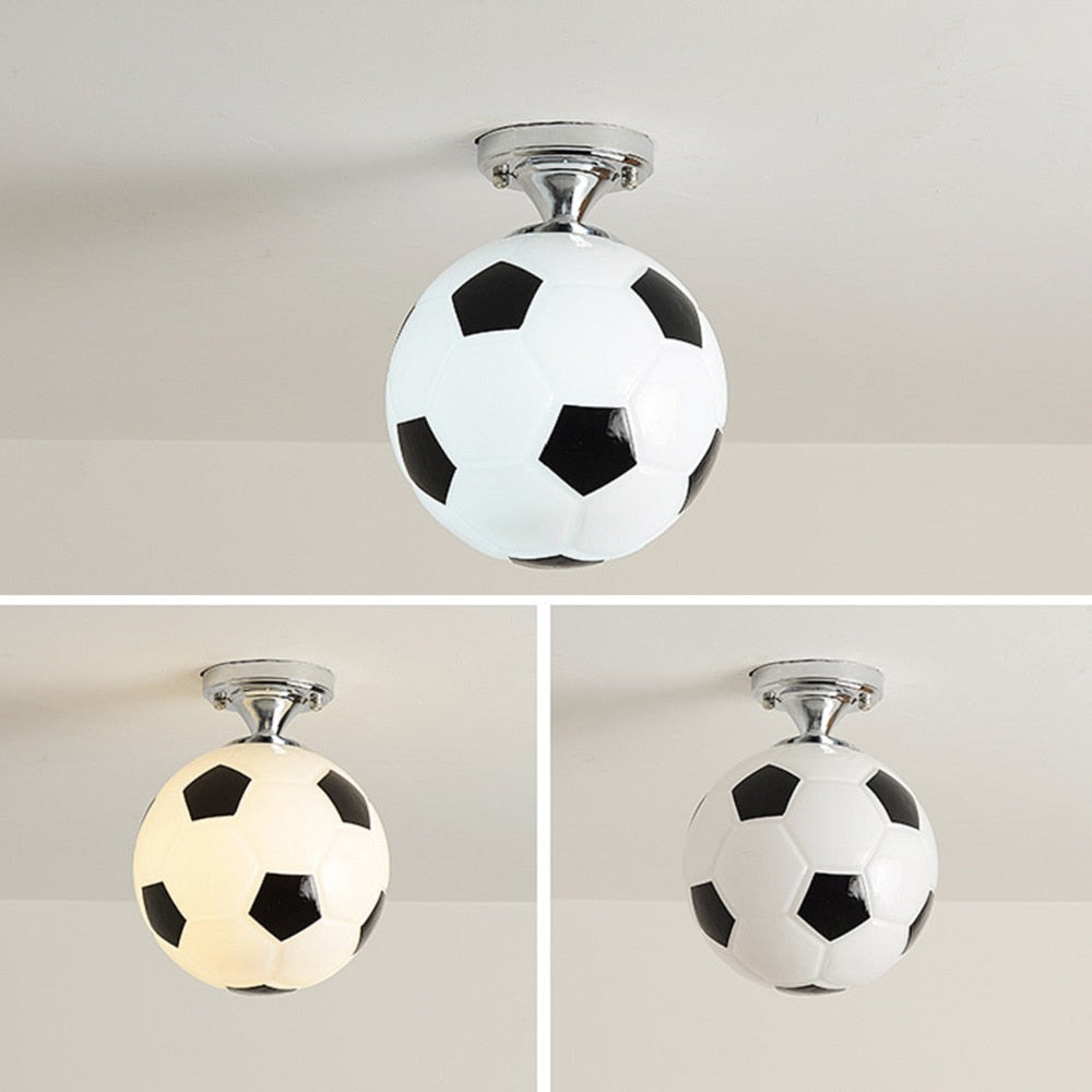 Kids Football Pendant Ceiling Light | Kids Room Decor Lights-ChandeliersDecor