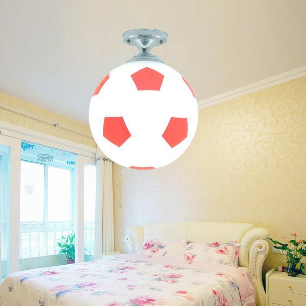 Kids Football Pendant Ceiling Light | Kids Room Decor Lights-ChandeliersDecor