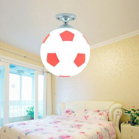 Kids Football Pendant Ceiling Light | Kids Room Decor Lights-ChandeliersDecor