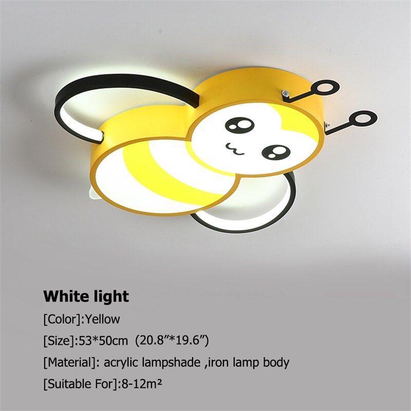 Kids Honey Bee Ceiling Light | Kids Room Decor Lights-ChandeliersDecor