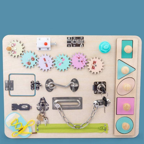 Kids Learning Toys – Busy Activity Board-ChandeliersDecor