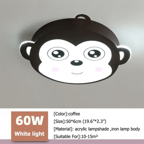 Kids Monkey Ceiling Light | Kids Room Decor Lights-ChandeliersDecor