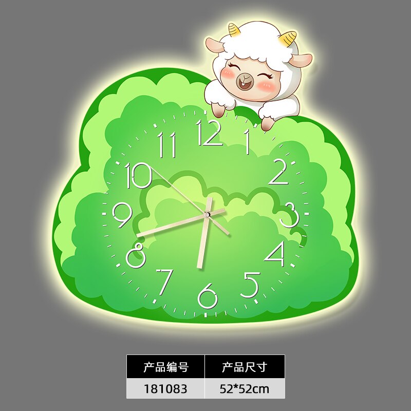 Kids Room Cartoon Wall Clock