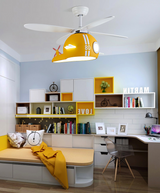 Kids Room Helicopter Ceiling Fan with Light - Art Deco Style-ChandeliersDecor