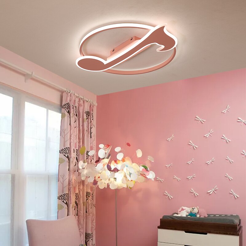 Kids Room Music Sign Ceiling Light | Kids Room Fancy Ceiling Lights-ChandeliersDecor