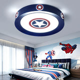 Kids Superman / Captain America Ceiling Light | Kids Room Decor Lights-ChandeliersDecor