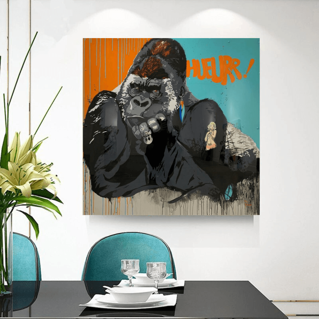 King Kong Canvas Wall Art-ChandeliersDecor