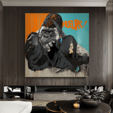 King Kong Canvas Wall Art-ChandeliersDecor