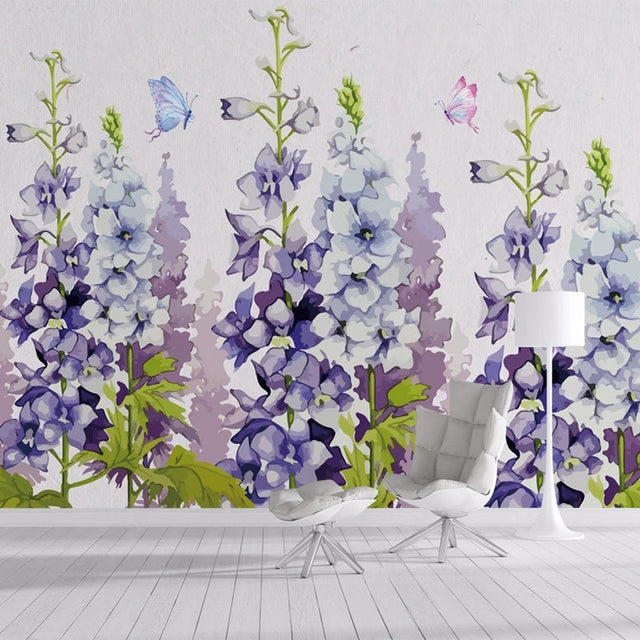 Lavender Theme Wallpaper: Enchant your space-ChandeliersDecor