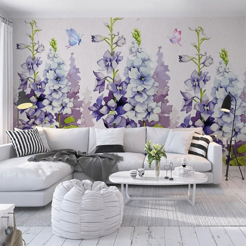 Lavender Theme Wallpaper: Enchant your space-ChandeliersDecor