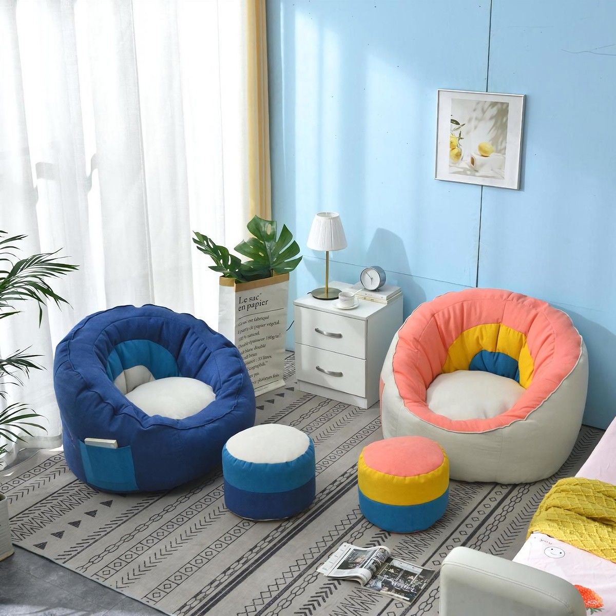 Lazy Sofa Bean Bag for Kids or Living Room-ChandeliersDecor