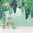 Leafs Fallen Wallpaper Mural - Beautiful and Natural Designs-ChandeliersDecor.com