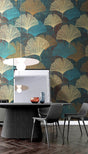 Leaves Texture Bliss Wallpaper Mural-ChandeliersDecor.com
