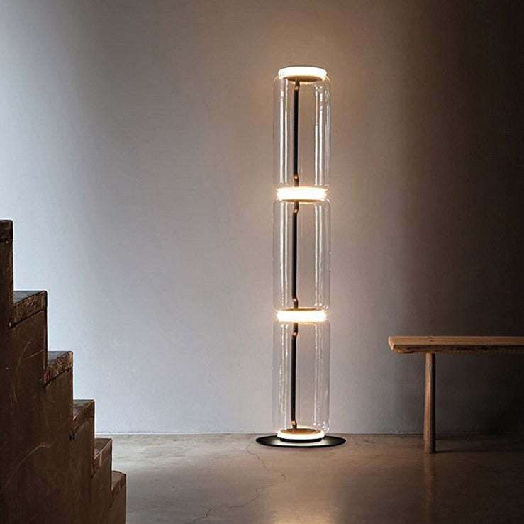 LED Glass Floor Lamp Lighting for Living Room-ChandeliersDecor