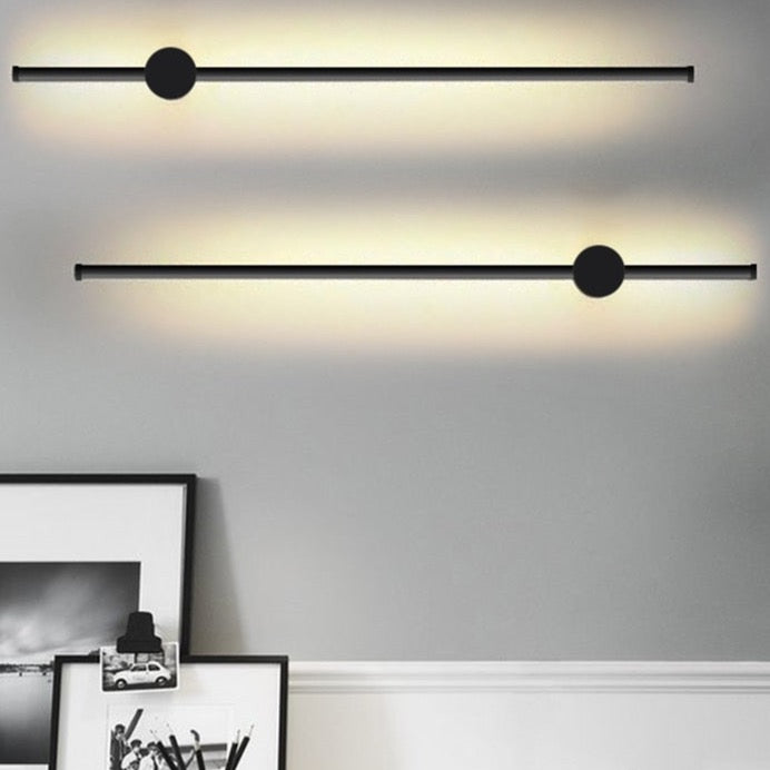 LED Lines Wall Lamp: Illuminate Your Space Effortlessly-ChandeliersDecor