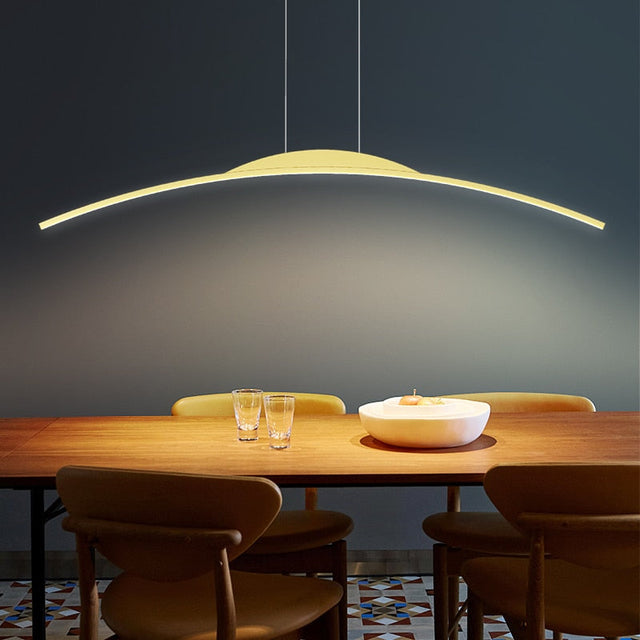 LED Long Chandelier for Dining Room, Kitchen