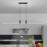 LED Strip Line Chandelier Light-ChandeliersDecor