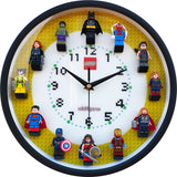 Orologio da parete Supereroe LEGO 3D Blocchi da costruzione