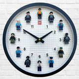 Lego Bausteine ​​Superhelden Wanduhr