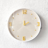 Horloge murale avec blocs de construction Lego