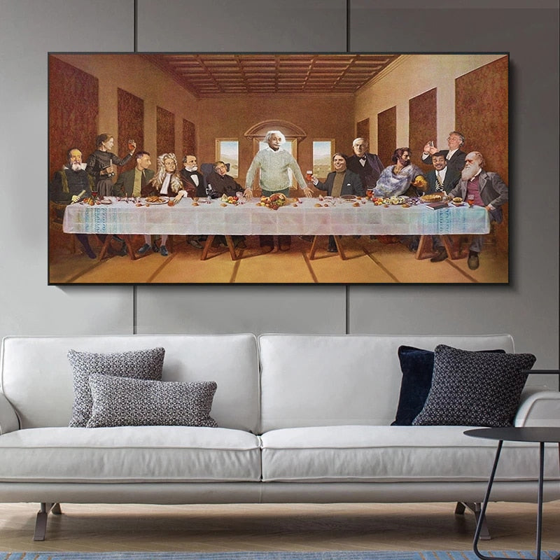 Leonardo da Vinci - The Last Supper Canvas Wall Art-ChandeliersDecor