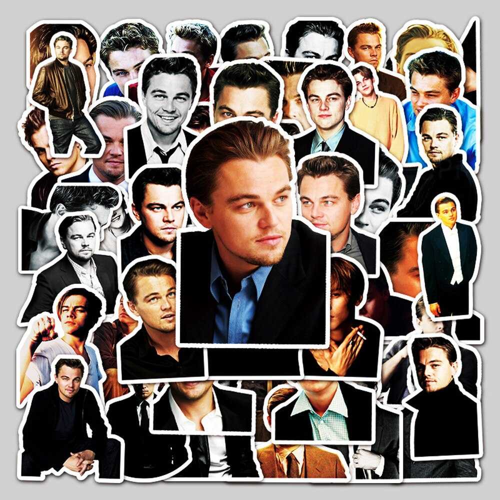 Leonardo DiCaprio Movie Star Actor Graffiti Stickers-ChandeliersDecor