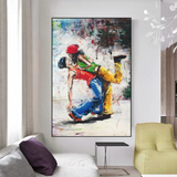 Let's Dance on the Singer's Beat: Musical Canvas Wall Art