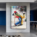 Let's Dance on the Singer's Beat: Musical Canvas Wall Art-ChandeliersDecor