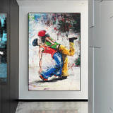 Let's Dance on the Singer's Beat: Musical Canvas Wall Art-ChandeliersDecor