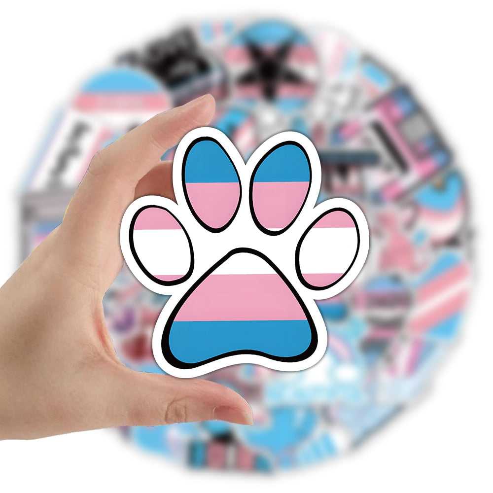 LGBT Transgender Pride Stickers Pack-ChandeliersDecor