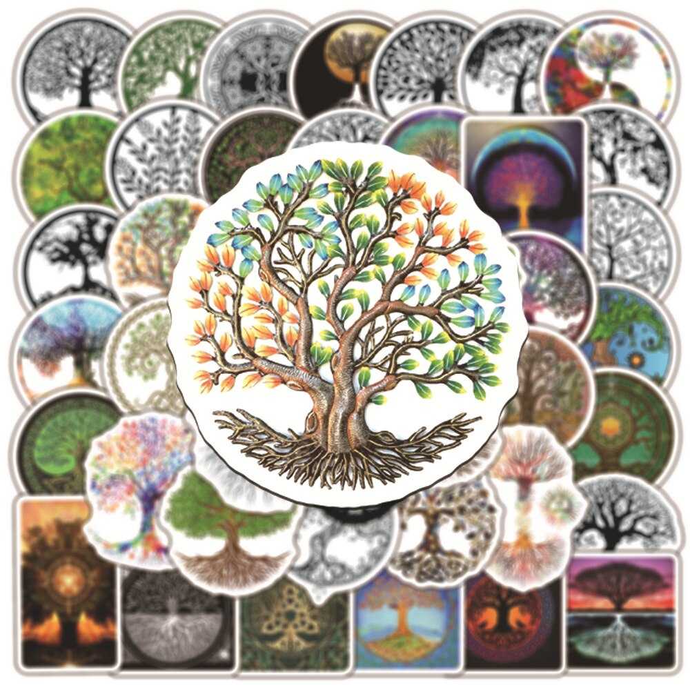 Life Tree Miracle Faith Totem Stickers-ChandeliersDecor