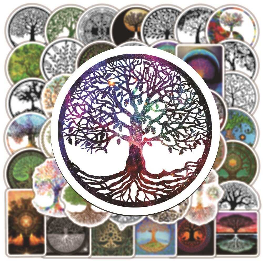 Life Tree Miracle Faith Totem Stickers-ChandeliersDecor