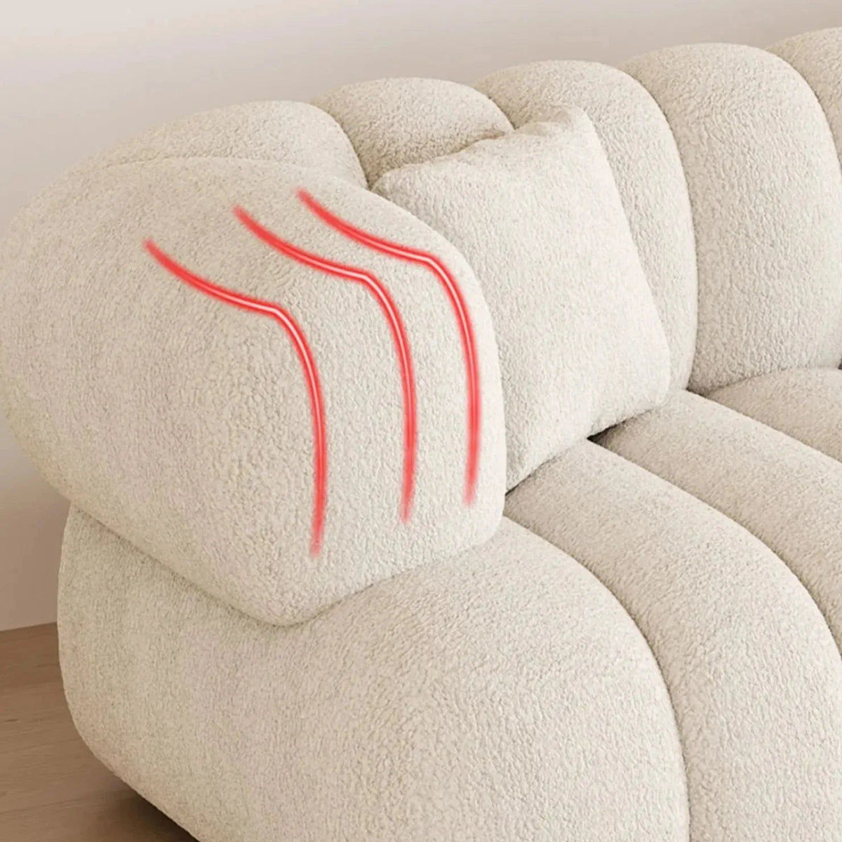 Linear Nordic Style Designer Sofa Set-ChandeliersDecor