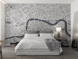 London Map Wallpaper Murals-ChandeliersDecor