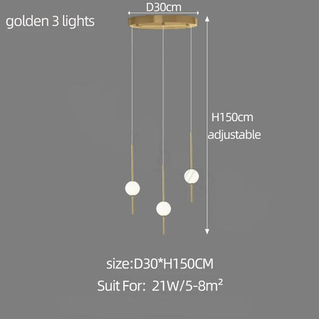 Long Line Glass Ball Chandelier - Lighting Solution.-ChandeliersDecor