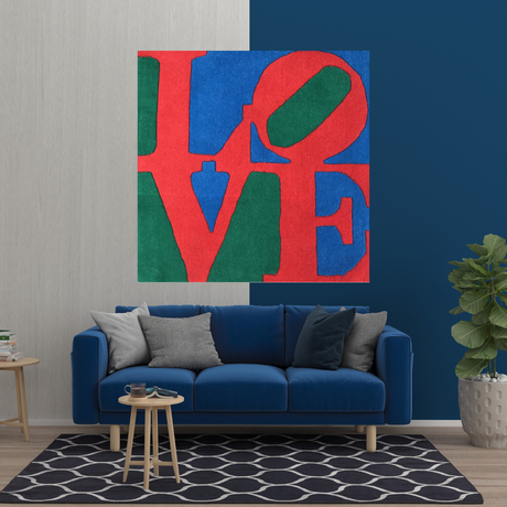 Love Abstract Canvas Wall Art-ChandeliersDecor