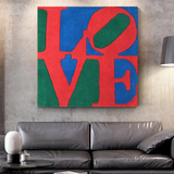 Love Abstract Canvas Wall Art-ChandeliersDecor